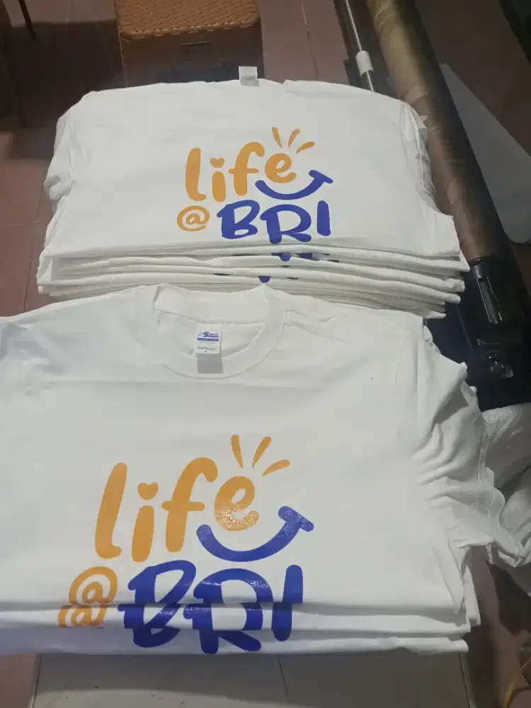 Kaos custom sablon DTF