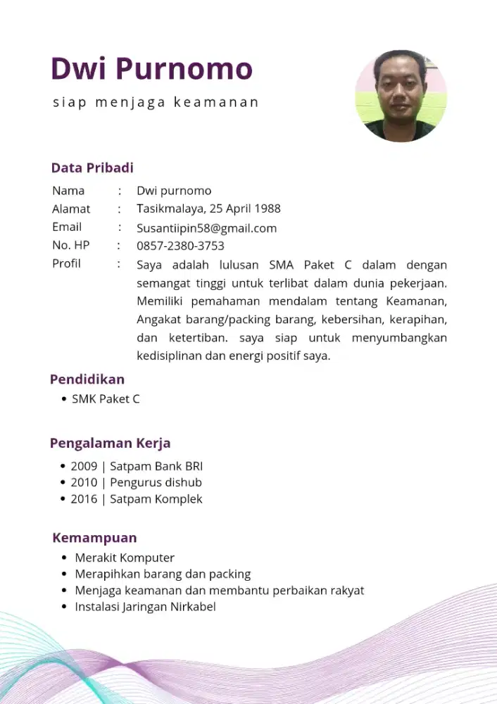 Cari Loker Satpam/Bagian Gudang