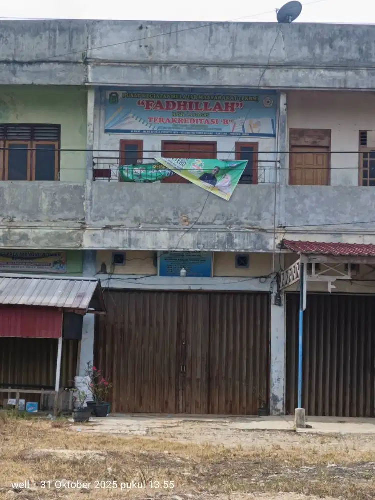 Dijual Cepat Ruko di Pinggir jalan dekat dengan Pasar Rimbo Bujang