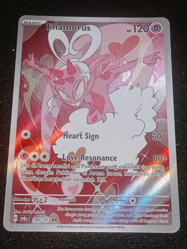 TGC Pokemon Versi Indonesia - Enamorus - Near Mint