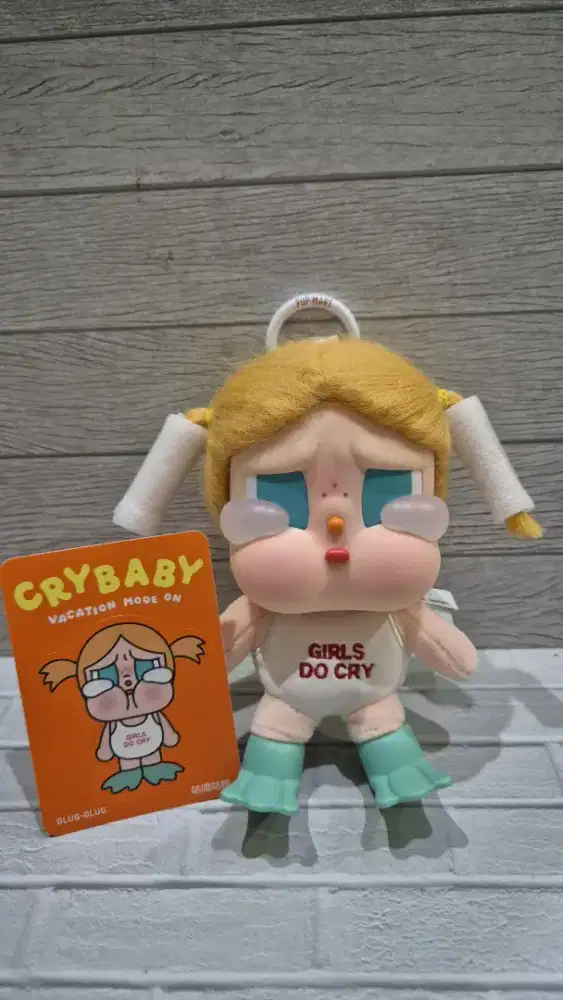 PopMart CryBaby Vacation Mode On