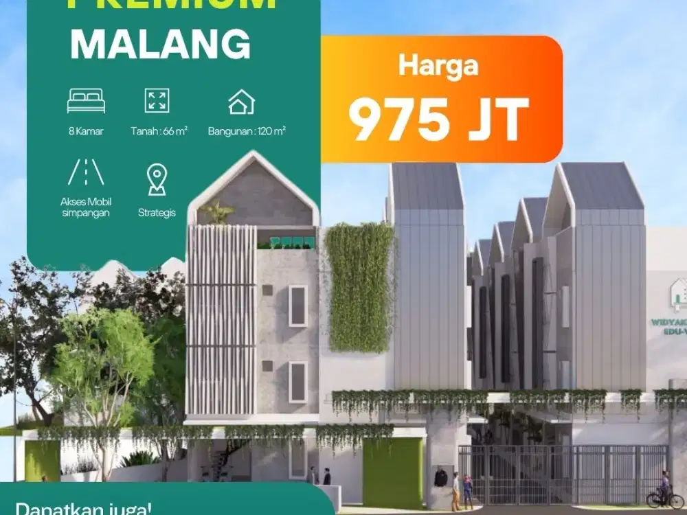 KOS PREMIUM KOTA MALANG DEKAT UNMUH ( UNIVERSITAS MUHAMMADIYAH )
