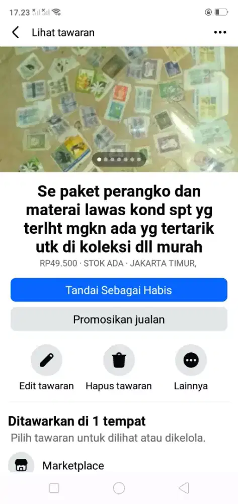 Se paket prangko dan materai lawas kond bgs mgkn ada yg tertarik murah