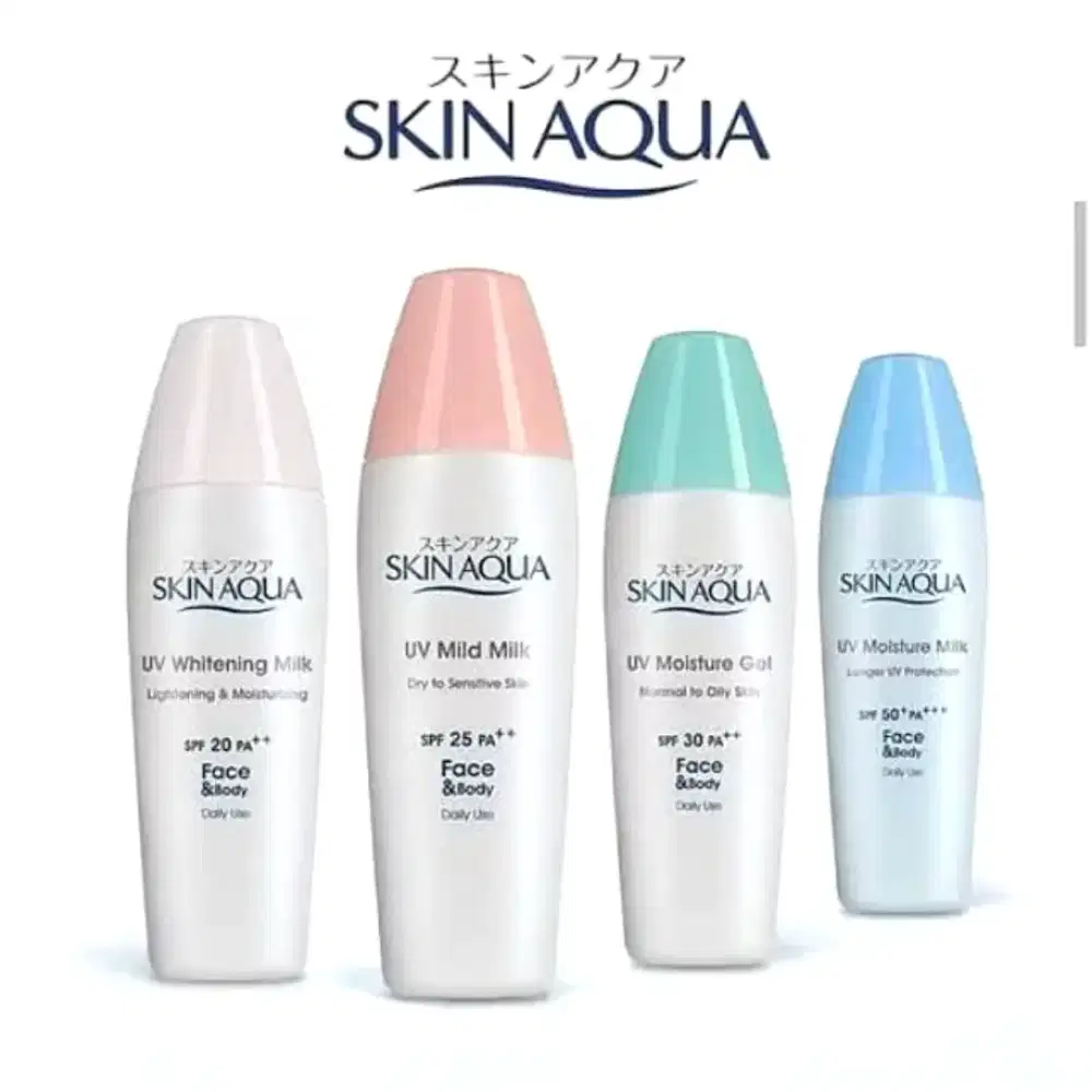 Skin Aqua Suncreen UV Whitening Milk | UV Moisture Milk | Moisture Gel