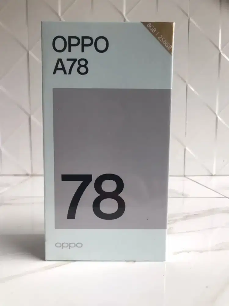 Oppo A78 8/256gb baru segel garansi resmi