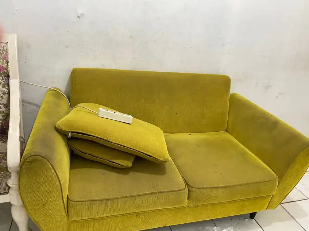 Sofa warna olive