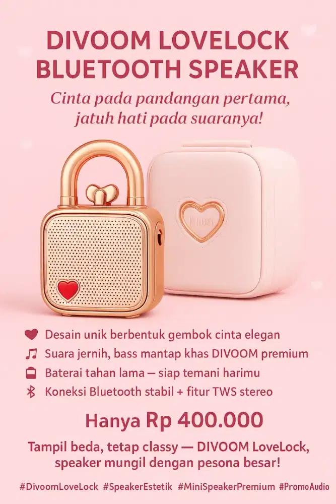 Speaker Bluetooth DIVOOM LOVELOCK
