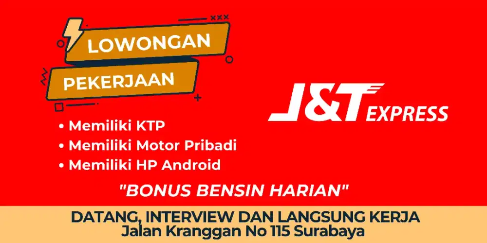 LOWONGAN KURIR MOTOR