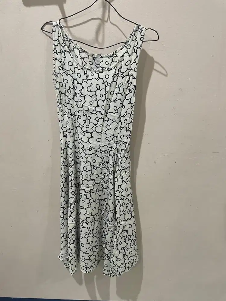 Dress katun tanpa lengan