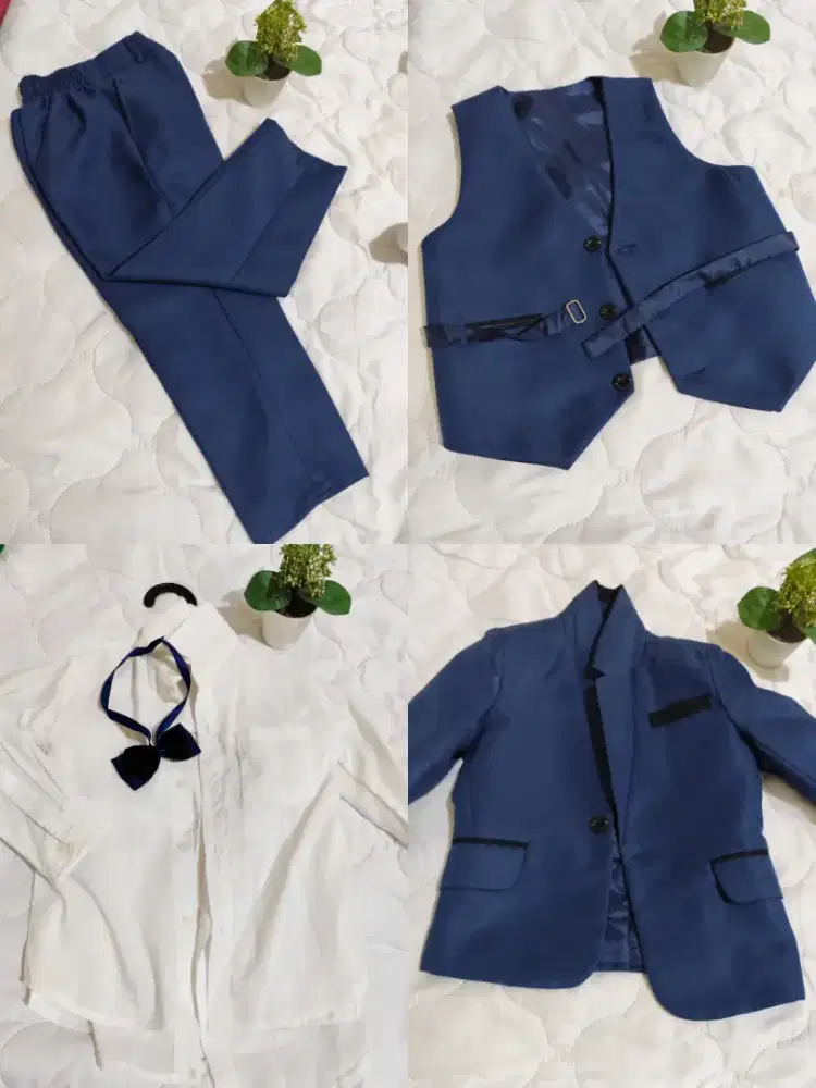 Jas pesta anak warna biru navy