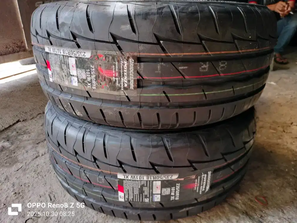 Jual ban mrek bredgestone pontenza RE003 adrenalin 235 50 R18 2pcs