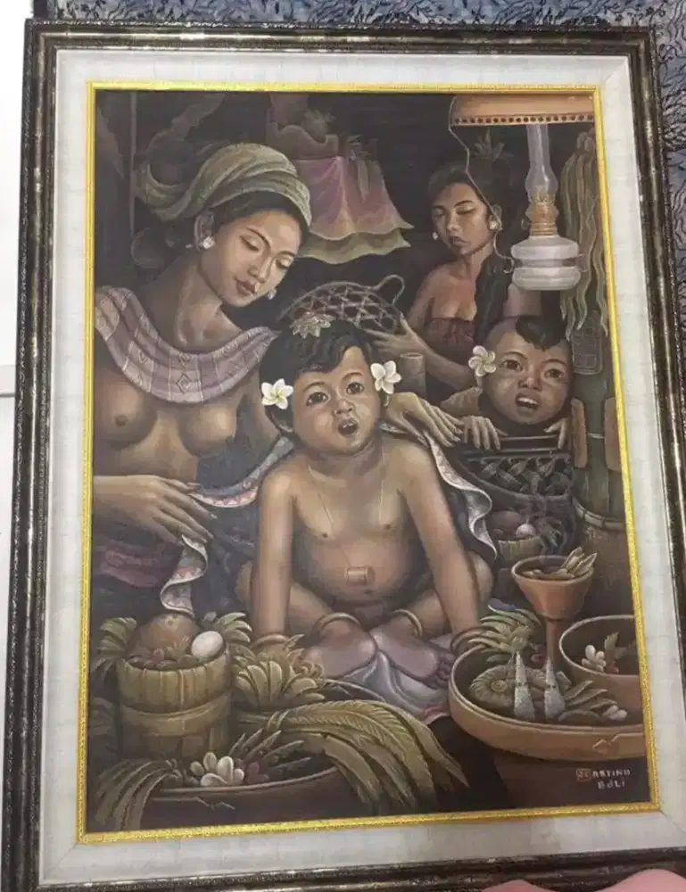 Lukisan bali  canvas