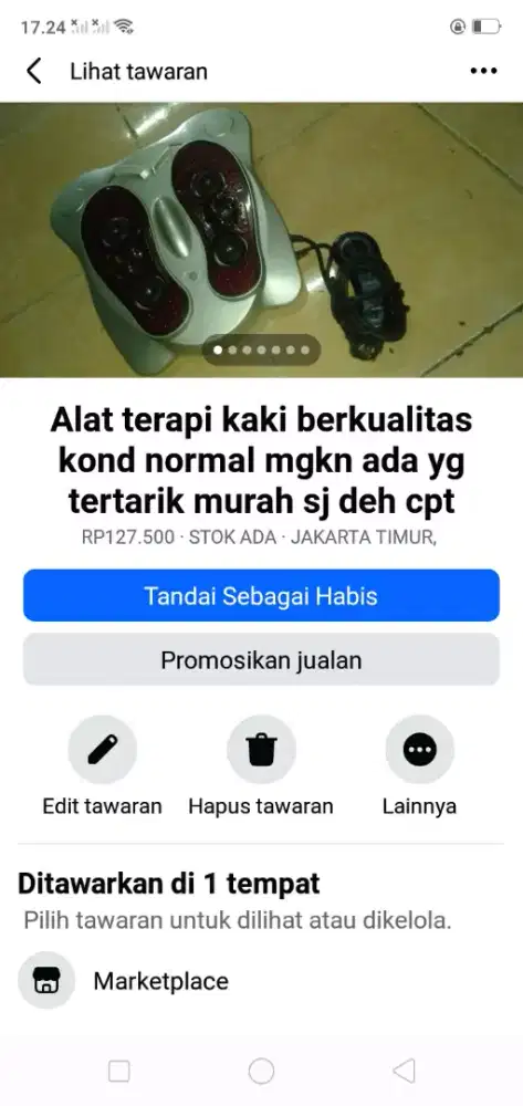 Alat terapi kaki serba guna brg berkualitas kond normal hrg murah sj