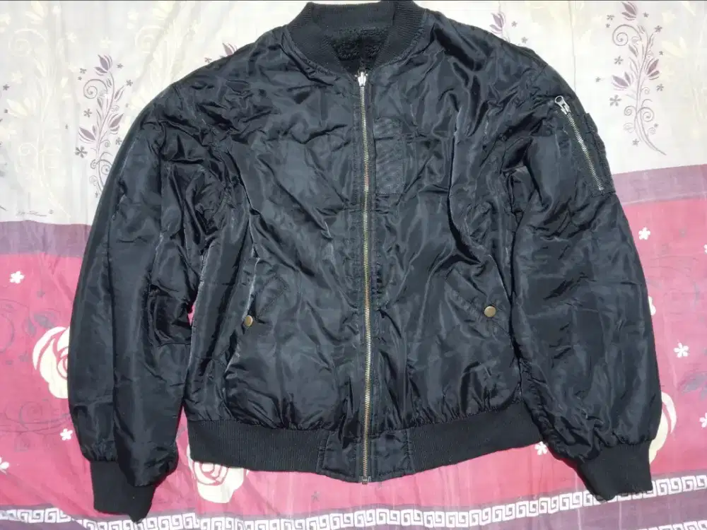 Jaket Bomber Outer CUBE SUGAR Japan Original | Casual Oversize Style