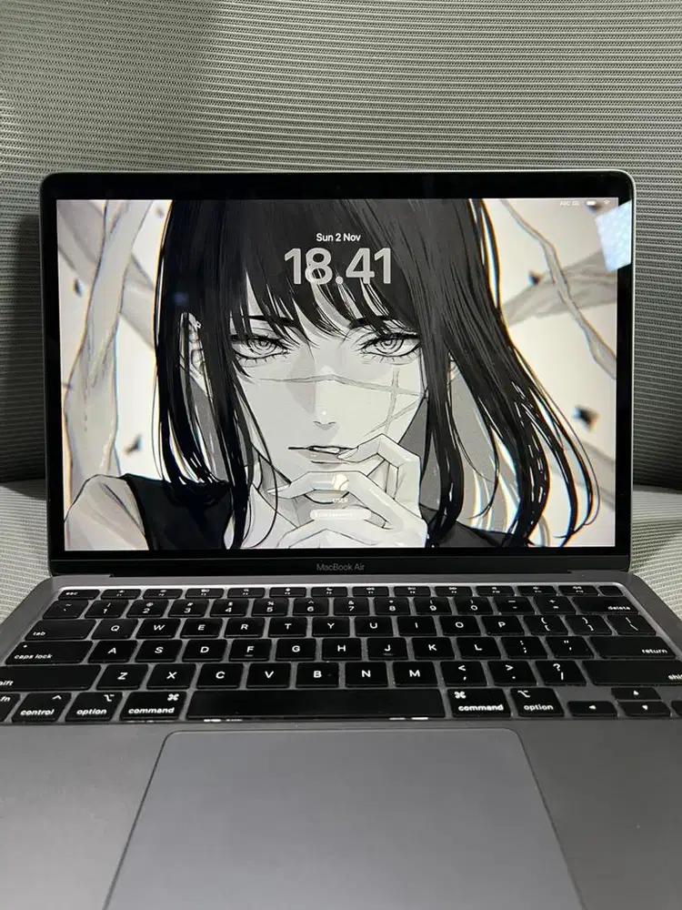 JUAL MURAH MACBOOK AIR M1 16/256 MULUS FULLSET CC 157 BONUS CASING