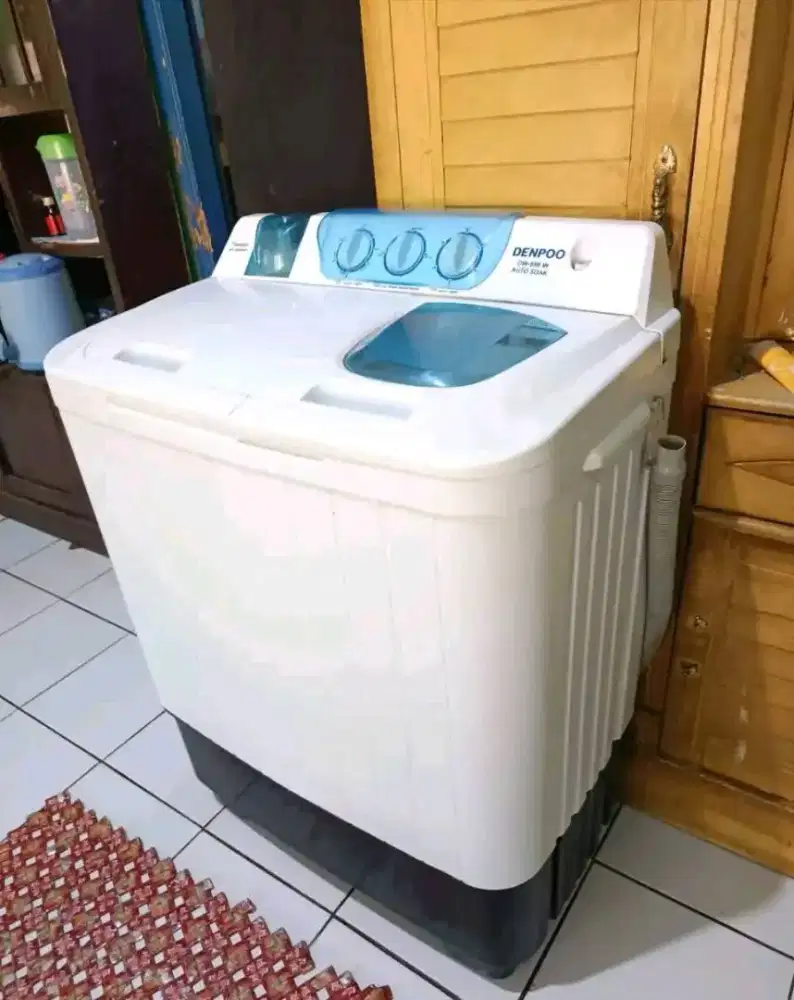 mesin cuci 2tabung merk denpoo normal