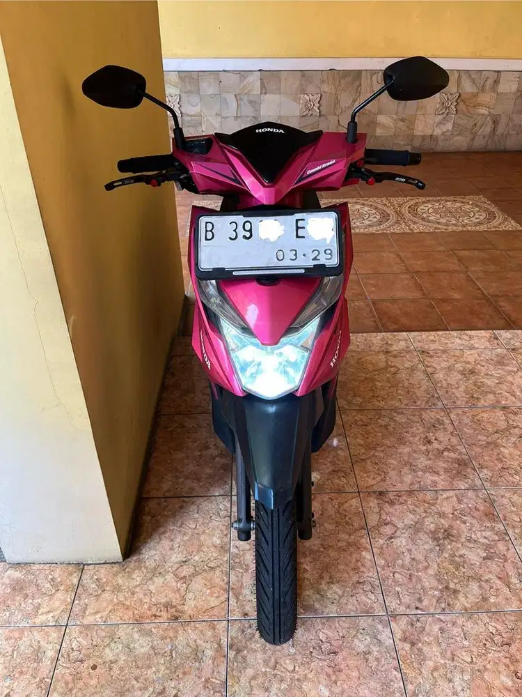 Beat Esp CBS ISS 2019 Hitam Magenta (tipe tertinggi)