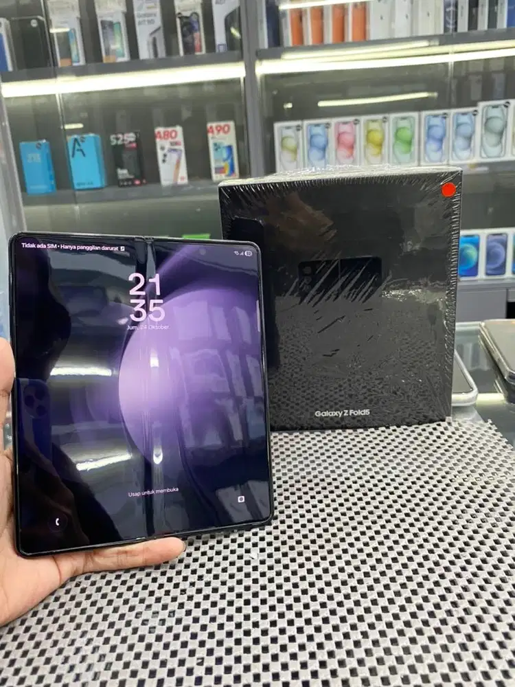 samsung zfold 5 12/512gb fullset, ex garansi resmi/indonesia