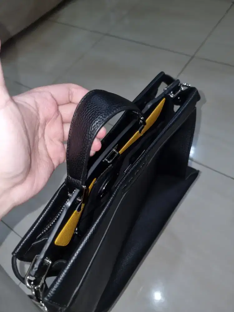 Fendi Peekaboo Black Leather Bag