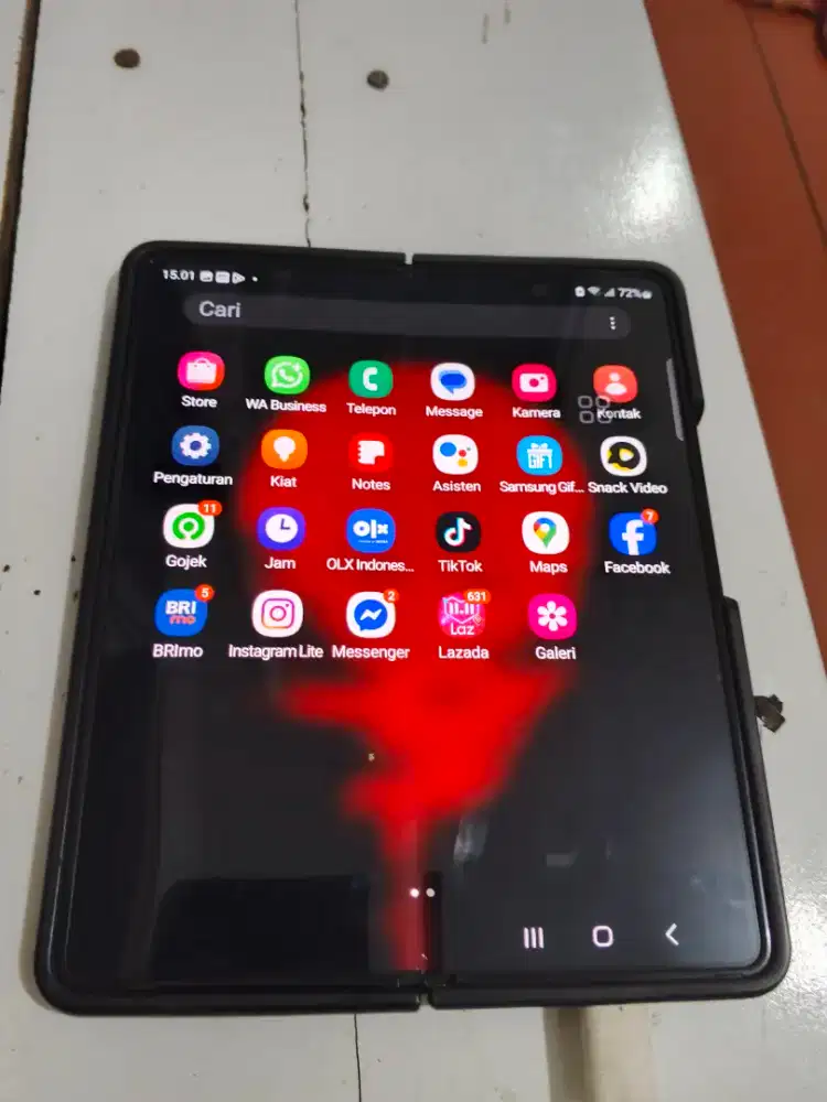 Jual Samsung z fold 3,minus layar depan garis 3