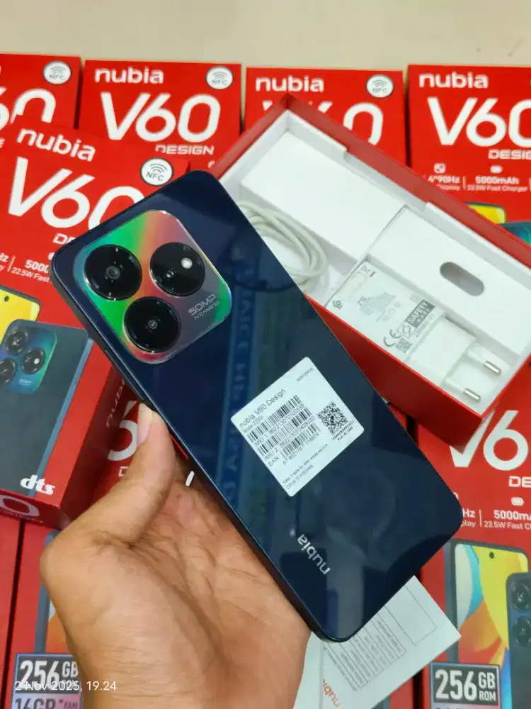 NUBIA V60 DESIGN 16/256 BISA TUKER TAMBAH