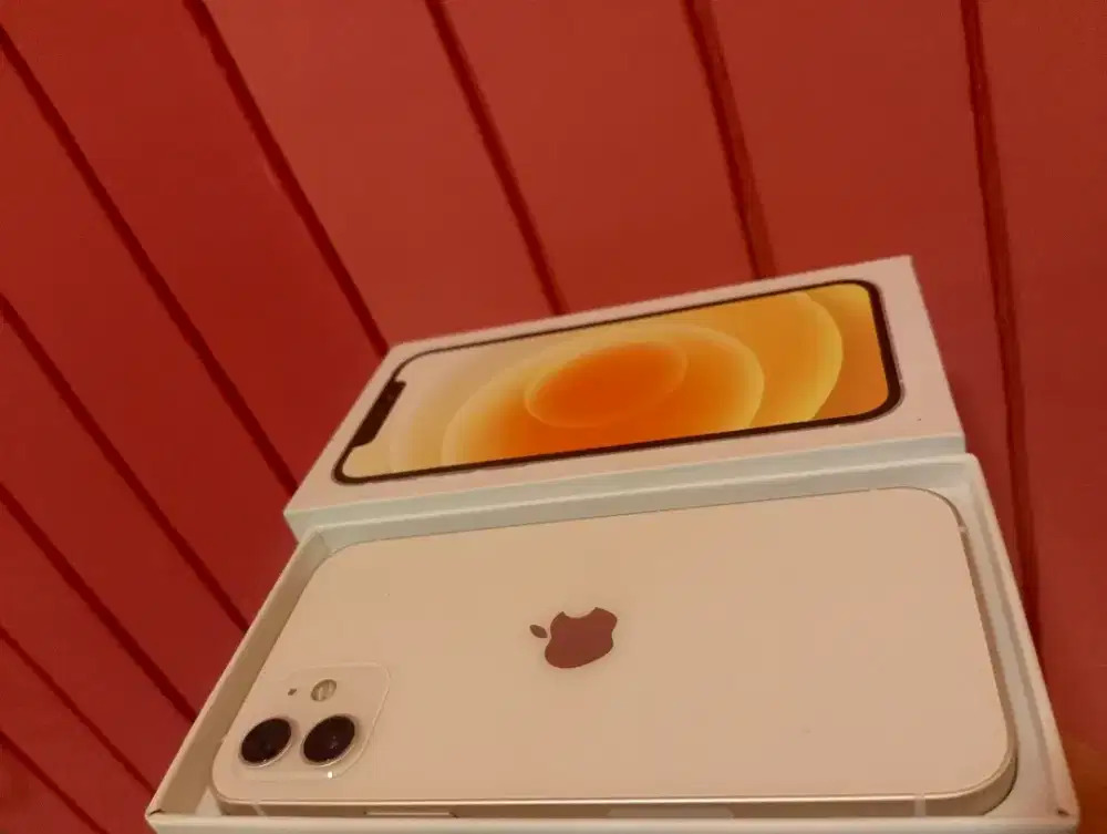 Iphone 12 128gb putih baru