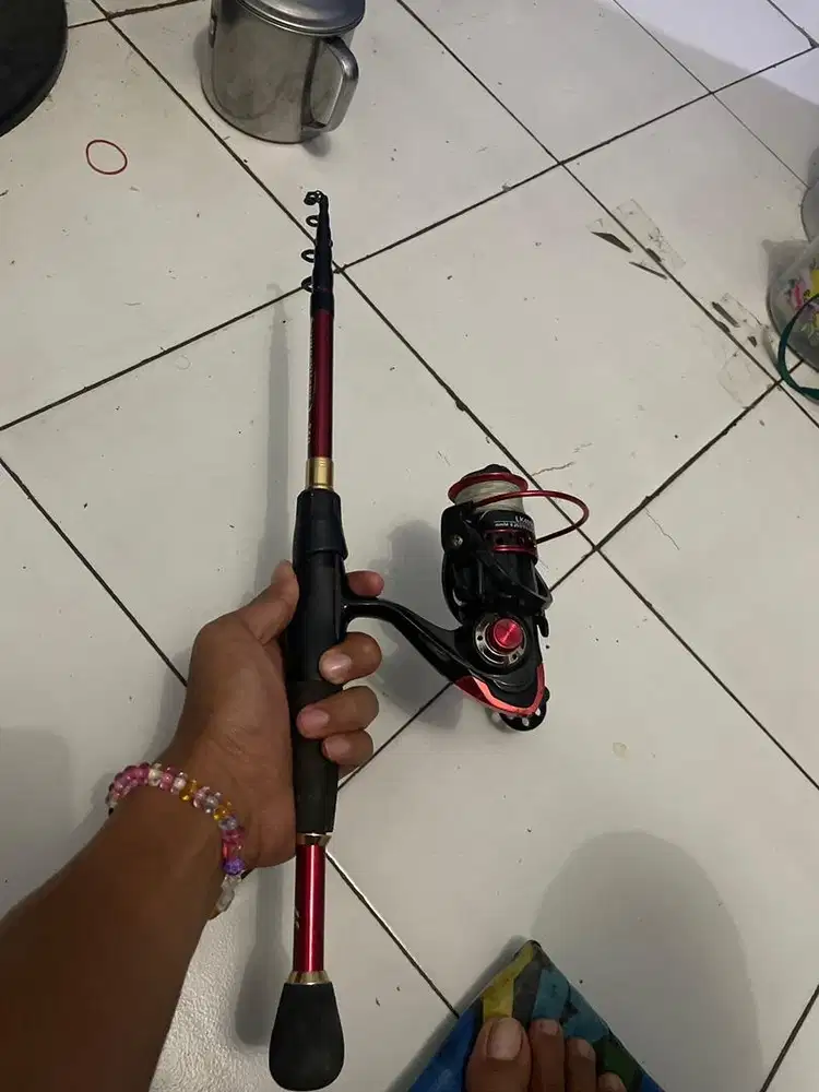 1 set joran pancing teleskopic dari sogayilang