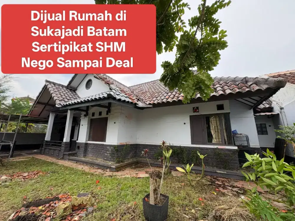Dijual Rumah di Sukajadi Batam (Hak Milik)