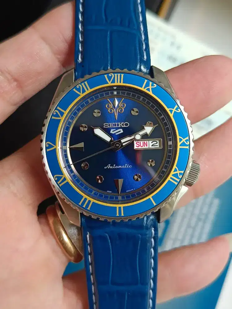 Seiko 5 Sports SRPF17K1 Street Fighter Chun-Li Blue Jade Limited