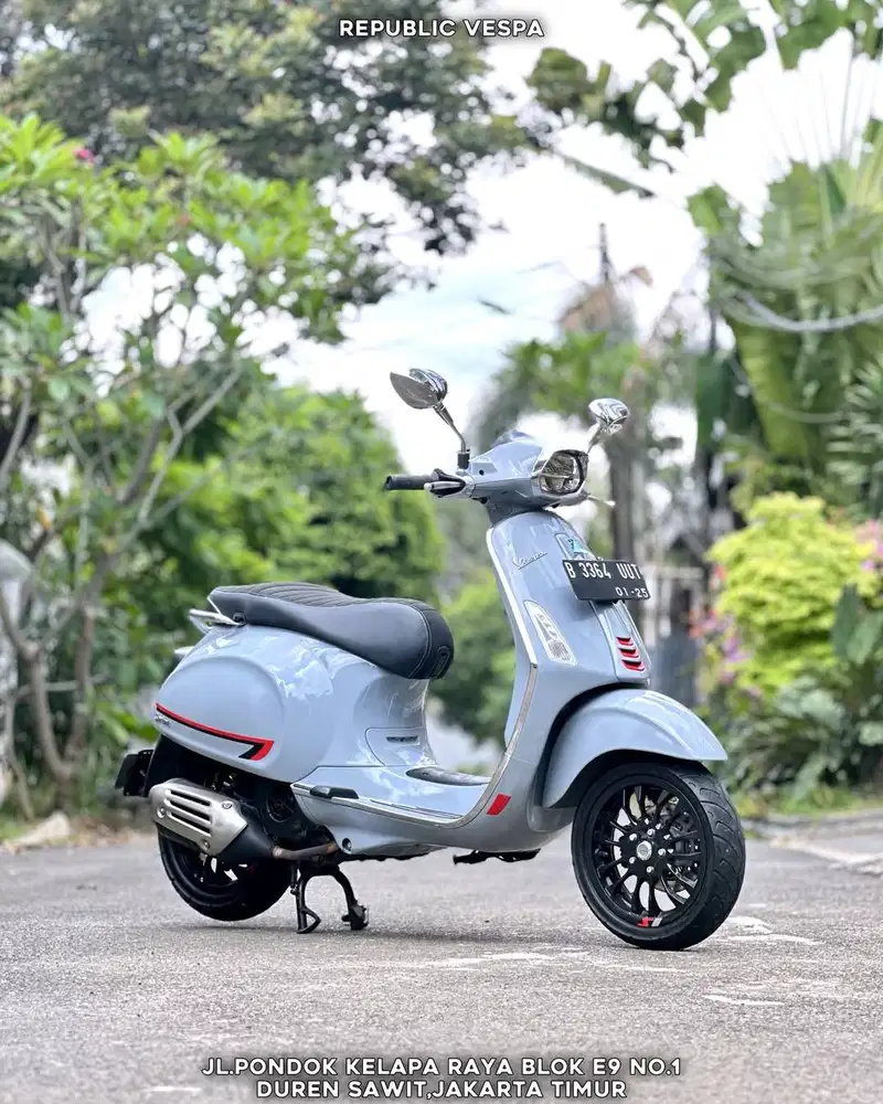 DIJUAL CEPAT Piaggio Vespa SPRINT 150 IGET ABS LED FACELIFT 2019 GREY