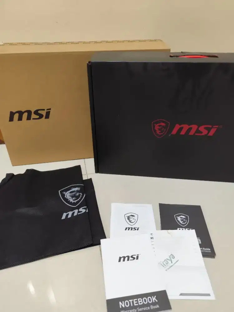 Laptop MSI GF75 Thin 9SC Bekas Pribadi (Minus Baterai & Fisik)