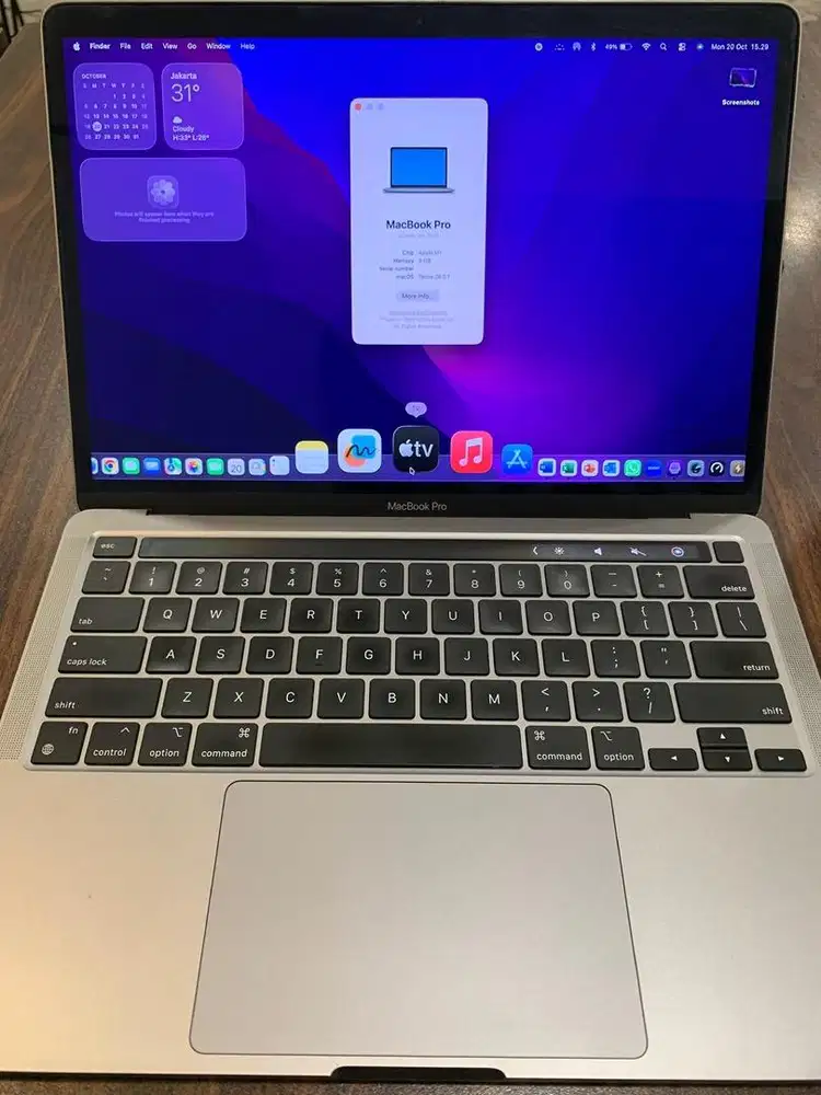 Macbook Pro 13inch M1 iBox Fullset