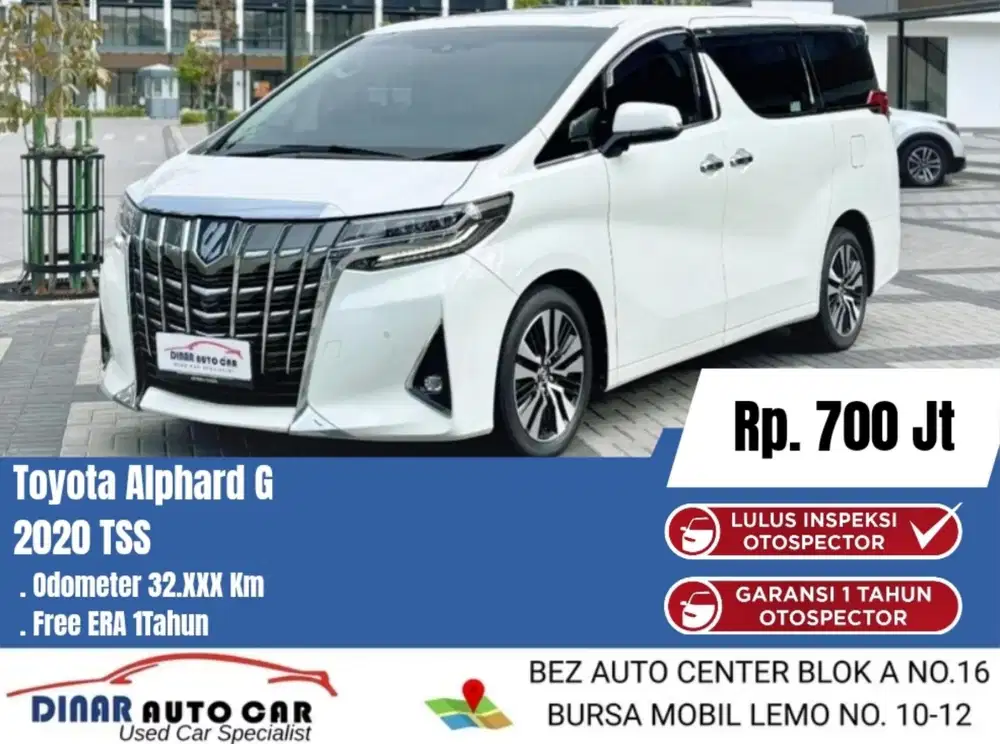 (32Rb) Alphard 2.5 G TSS Premium Sound 2020 Warenty 1Th *Dinar Auto*