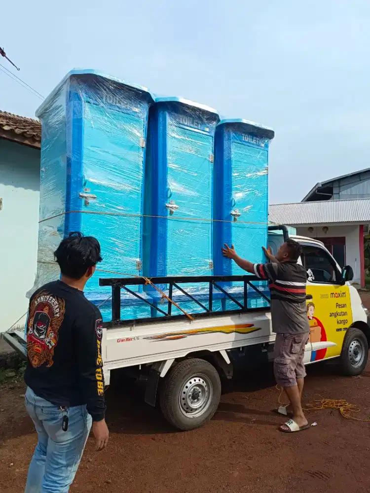 Toilet portabel harga termurah bahan tebal ready stok Palembang