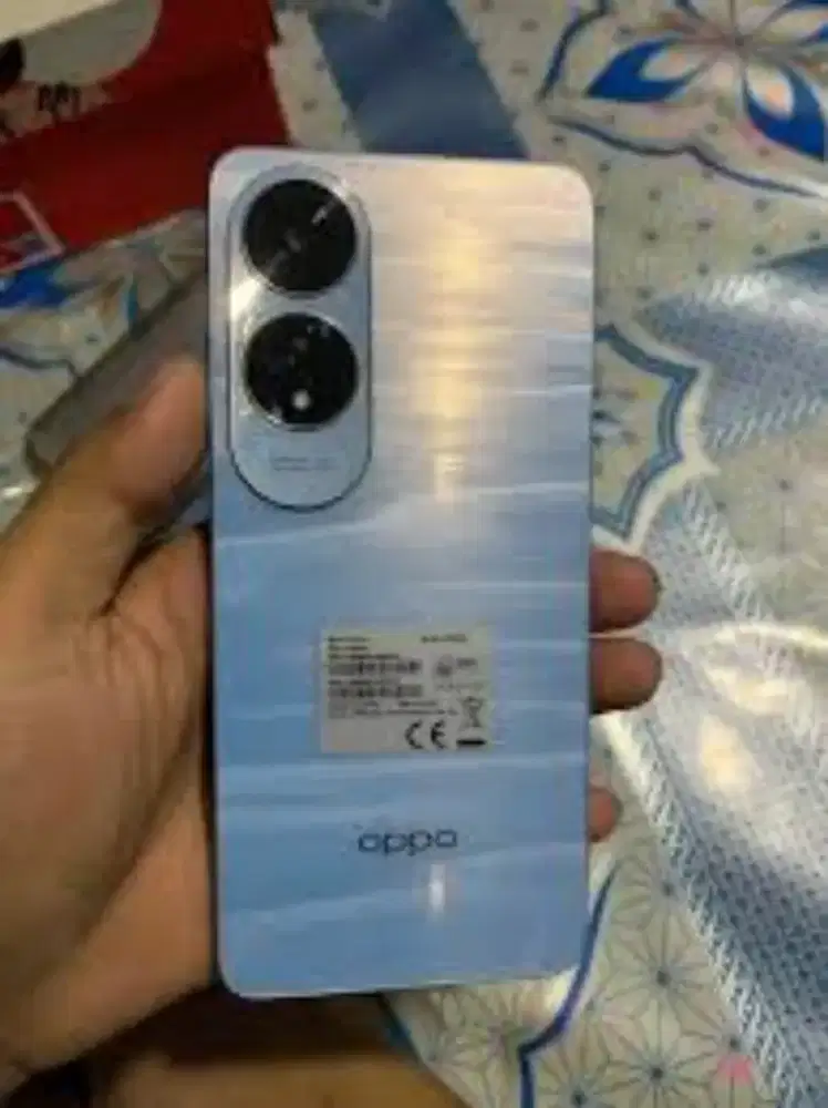 Oppo a60 8/128 fullset masih orian semua belum pernah di service