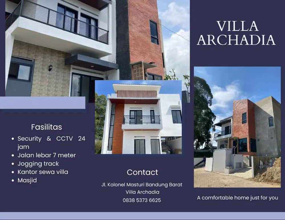 Super Comfy Hunian ala Villa di Kawasan Wisata Bandung dan Cimahi