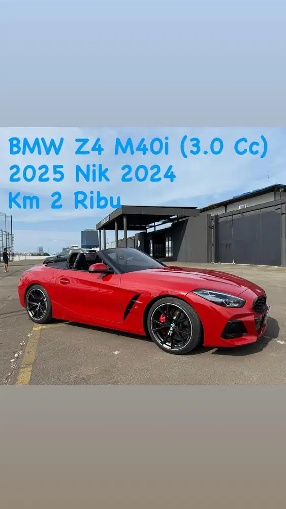 BMW Z4 M40i ( 3.0cc) 2025 Nik24 Red on Black Siap pakai