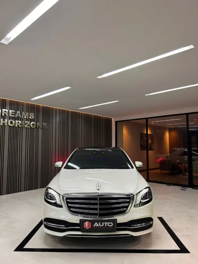 Mercedes Benz S450 2018 Putih Mercy S450L AT Km15rb B54LJN