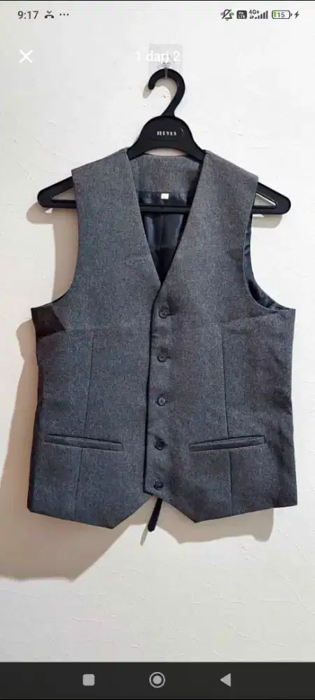 Dijual vest jas pria size L original