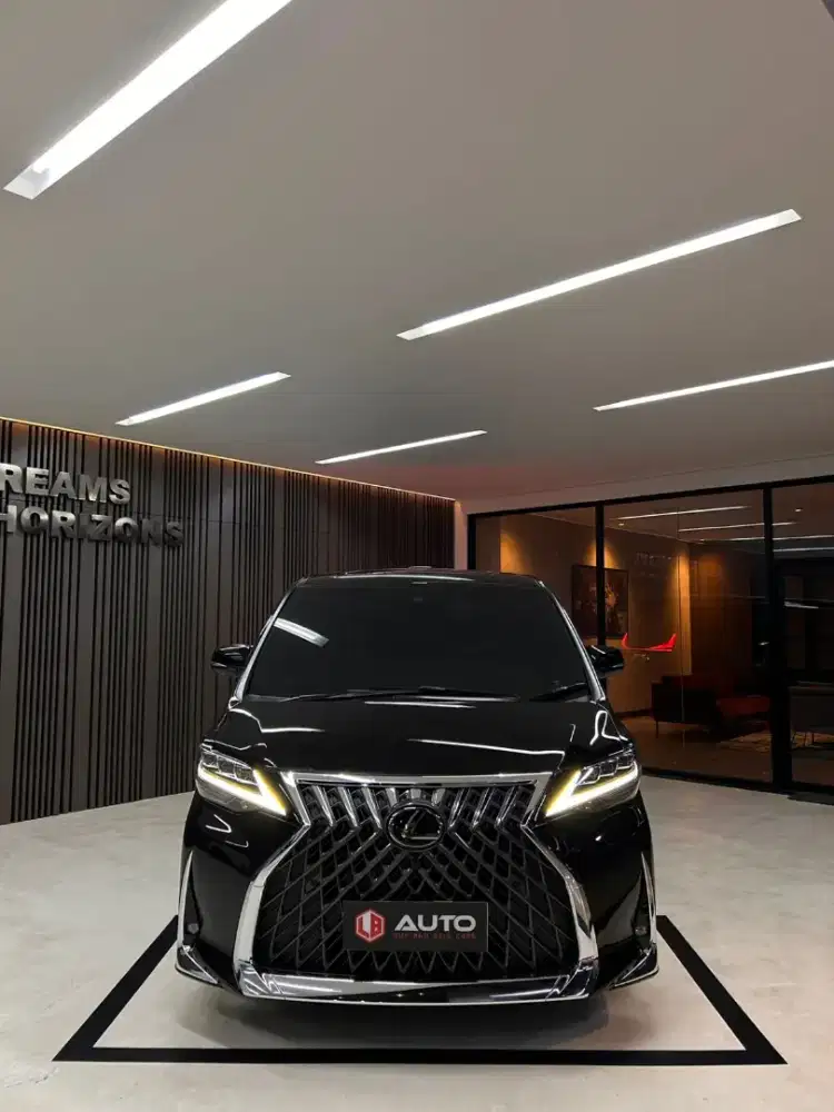 Lexus LM 350 LM350 AT 2022 Hitam 7-Seater Km23rb B2281PBZ mdl 2021