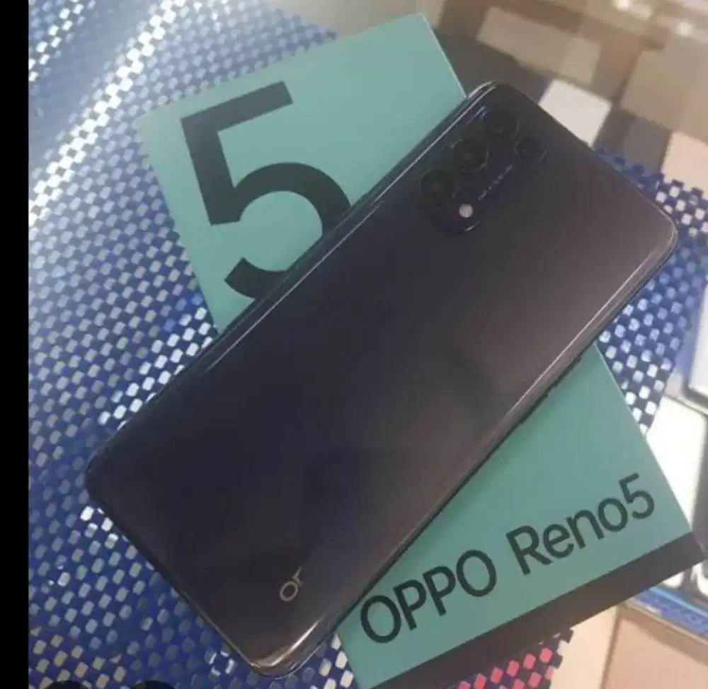 Murah hp oppo Reno 5 8/128 lkp, bs TT