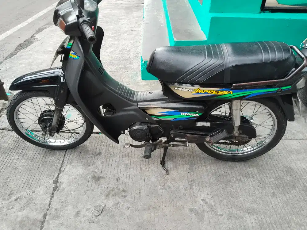 Honda Supra grand black engine pjk hidup