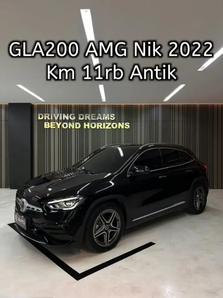 Mercedes Benz GLA200 AT 2022 Mercy GLA 200 Hitam B1793NZS Km11rb