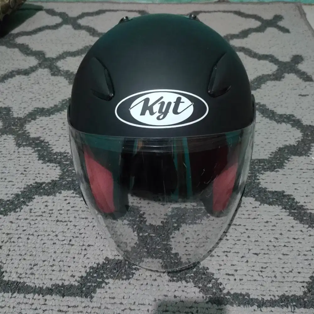 Helm KYT DJ maru & galaxy flat R