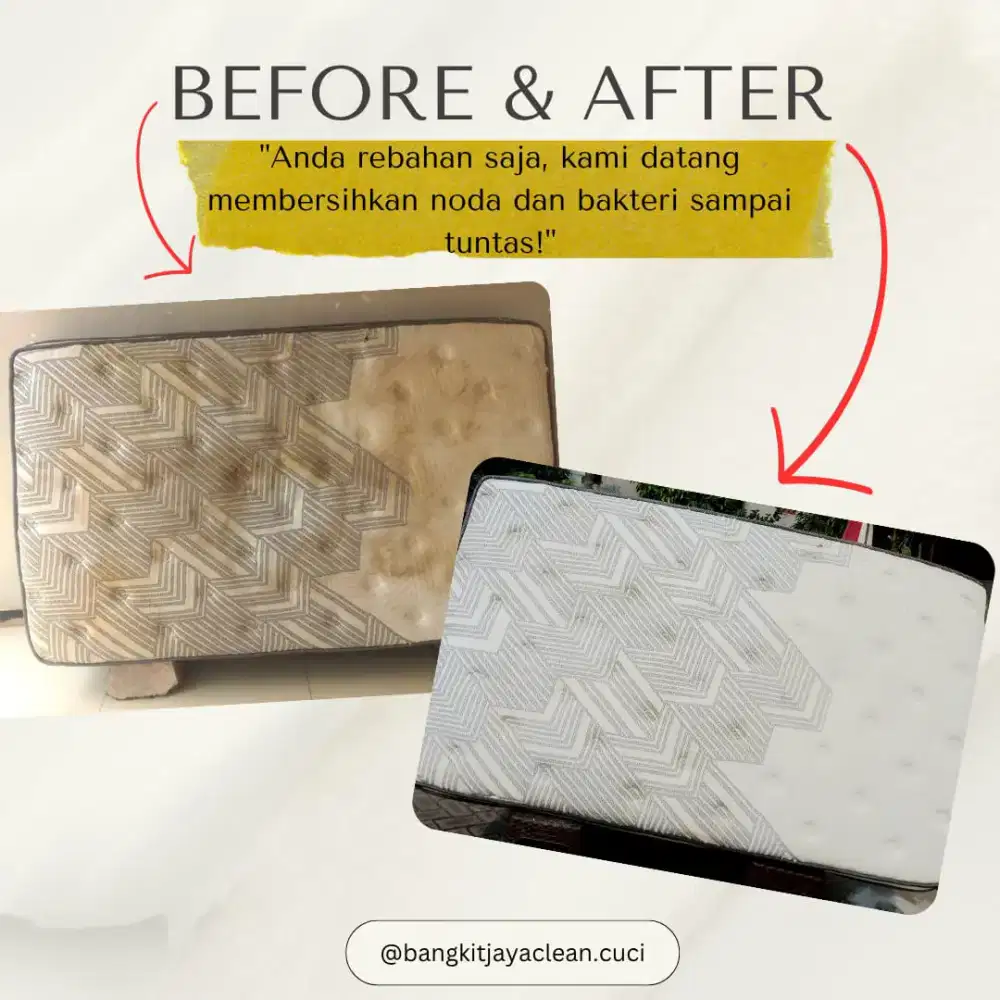 Jasa Cuci Springbed Sofa Karpet dan Jok Mobil