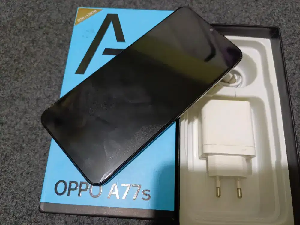 Jual cepat HP Oppo A77s 8/128GB Second