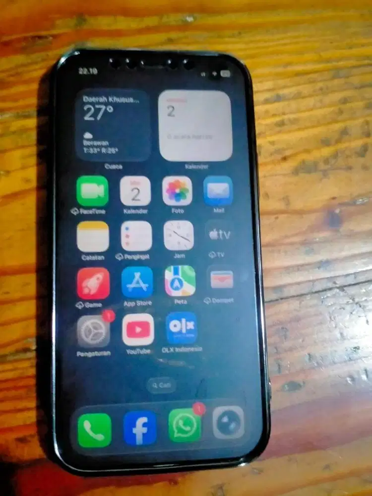 Jual iphone 12 /128 lengkap + casan