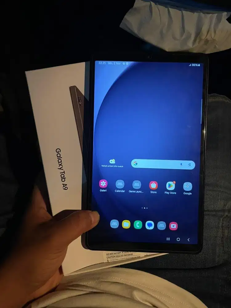 Samsung Tab A9 4/64gb sudah bisa kartu Fullset mulus