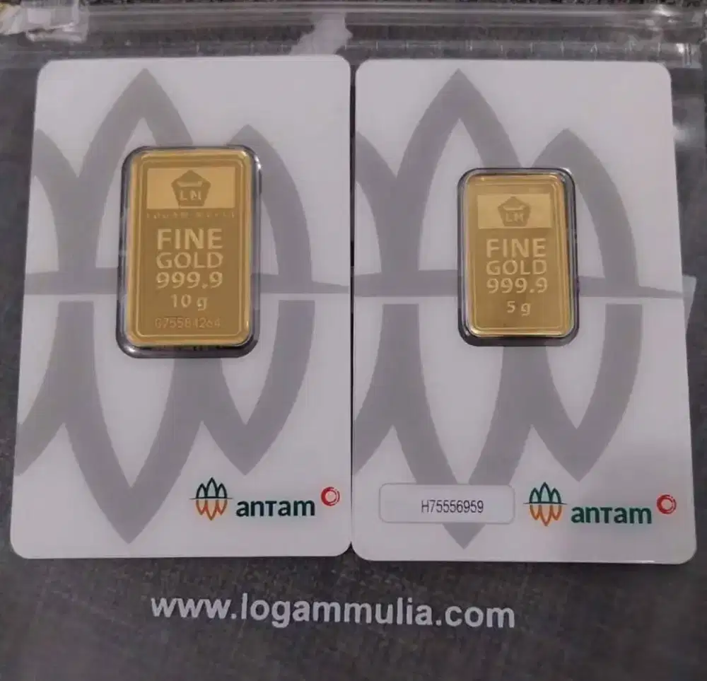 Jual LM Antam RM 2025 ukuran 10gr dan 5gr