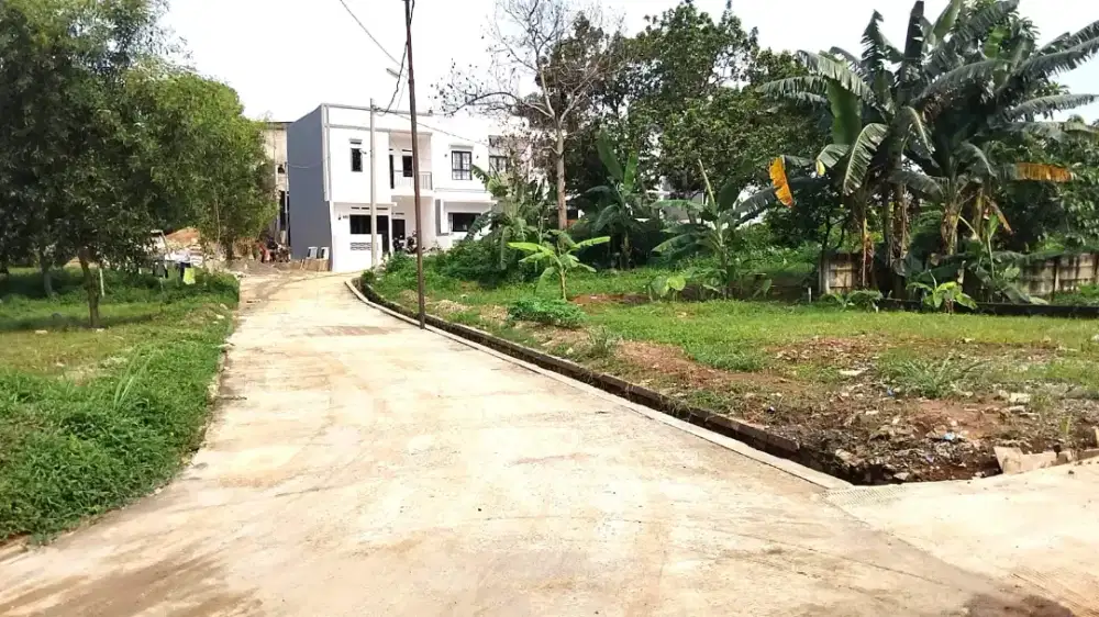 Tanah 100mtr SHM Siap Bangun dekat Terminal Trans Jakarta Sawangan